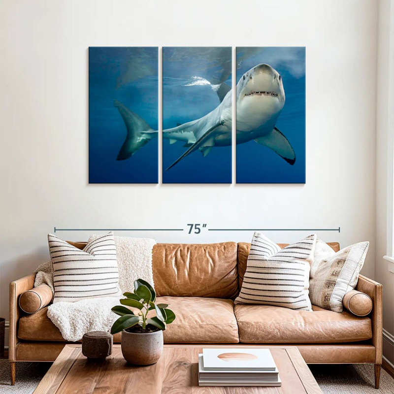Brampt Shark Pursuit, 36" H x 57" W