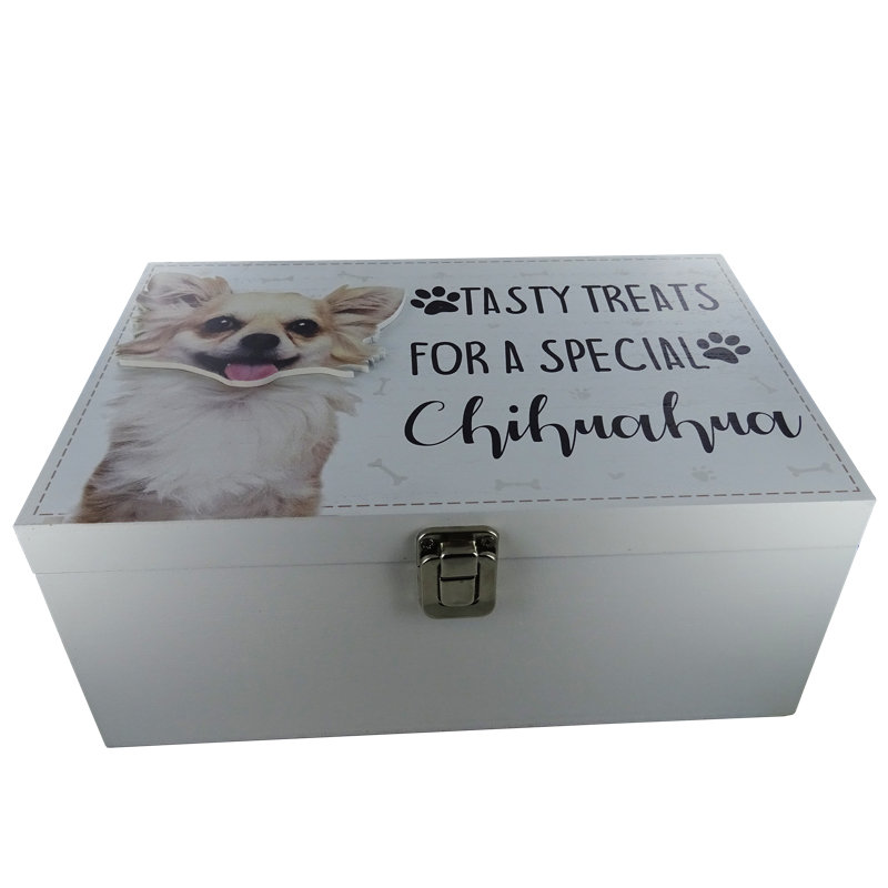 Chihuahua Dog Treat Box Dias Decorative Box