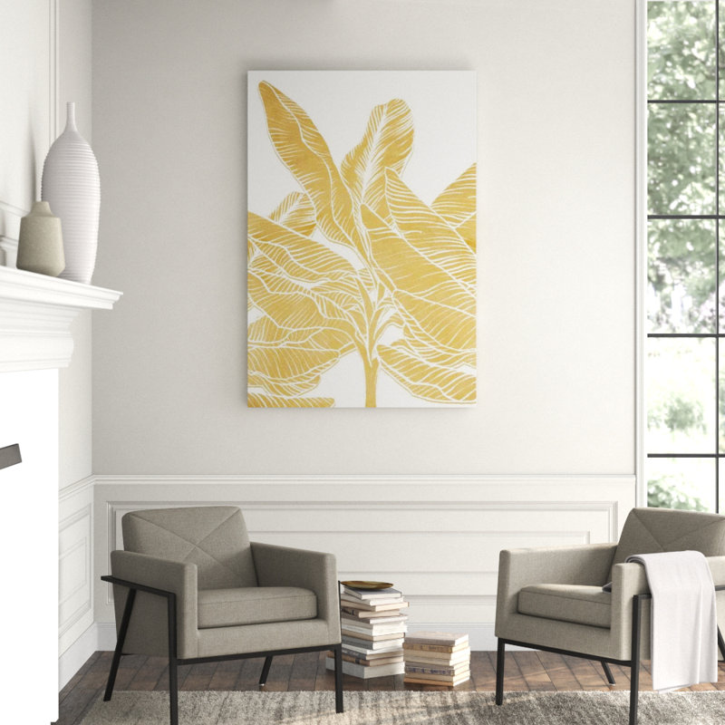 Golden Trees I Print by Guseul Park, 54" H x 36" W, Image Brush Gel