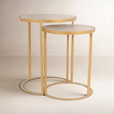 Akio 20" Mango Nesting End Tables
