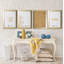 MasterVision Kamashi Personal Natural Cork Message Board + 6 Push Pins, 24" x 18", Gold Wood Frame