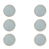 Gemstone Moonstone Stoneware Salad/Dessert Plate