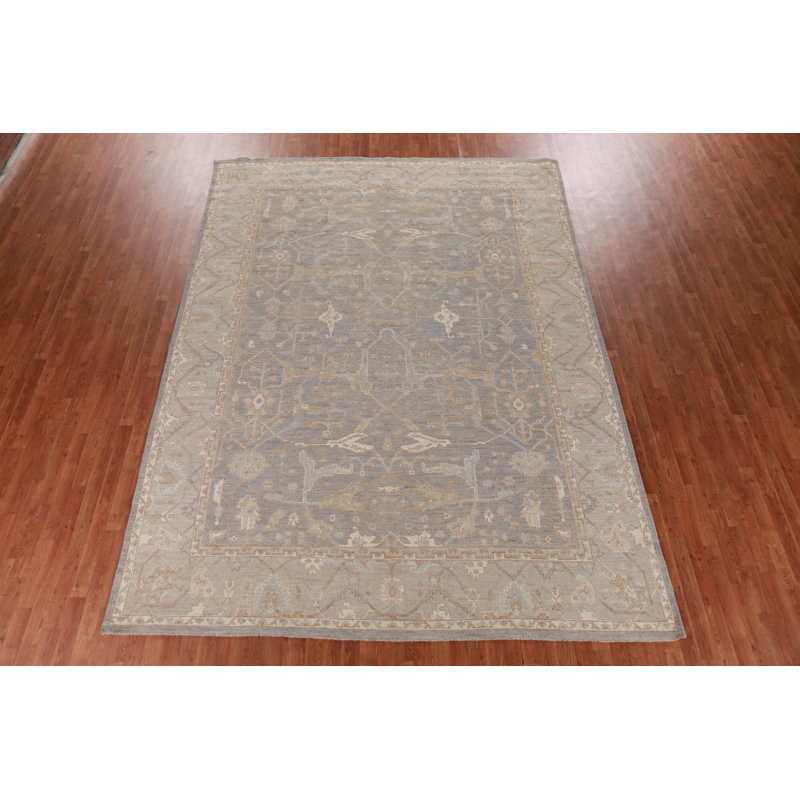 Vegetable Dye Oushak Turkish Area Rug 9x12