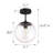 Vazken Glass Semi Flush Mount-901502361