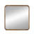 32"x32" Square Mirror with Wood Frame
