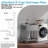 39" Freestanding Utility Sink with Pull-Down Faucet, 304 Stainless Steel Laundry Tub with Towel Bar & Storage Shelf, Deep 23.3-Gallon Basin for Laundry Room, Garage, Workshop, Greenhouse & Pet Care