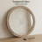 Solid Wood Round Decorative Wall Mirror-336464706-339654066