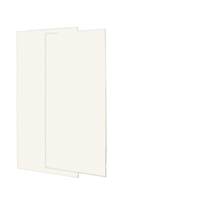 Solid Surface Two Panel Shower Wall