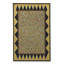 Tapis noir tissé à motif lavable traditionnel Mosso-546106502