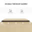 Pavillon de jardin 10 pi x 13 pi avec filet, beige Grande et spacieuse pour 8 personnes. Toit ventilé, jardin à cadre en acier, pelouse, terrasse dans la cour. Assemblage du pavillon de jardin, filet à baldaquin beige. 2 nécessaires