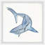Carlson I Love Sharks, ensemble de 4 reproductions encadrées-1146149550