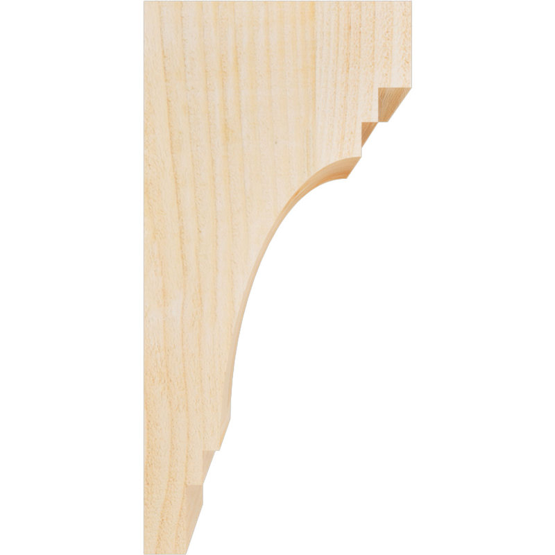 Corbeau Pescadero, H 16 po x l 4 po x P 8 po, Sapin de Douglas, Sciage brut