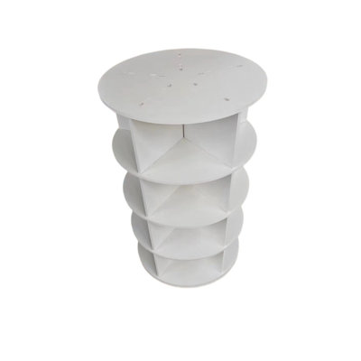 7 Tier Rotating Shoe Rack Tower - 360° Spinning Shoe Storage Organizer with Adjustable Shelves for Bedroom, Closet Space Saving Shoe Display, White