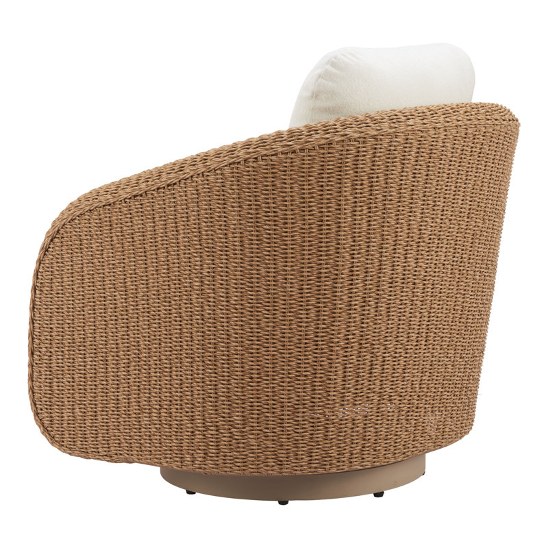 Chaise pivotante Solara ivoire