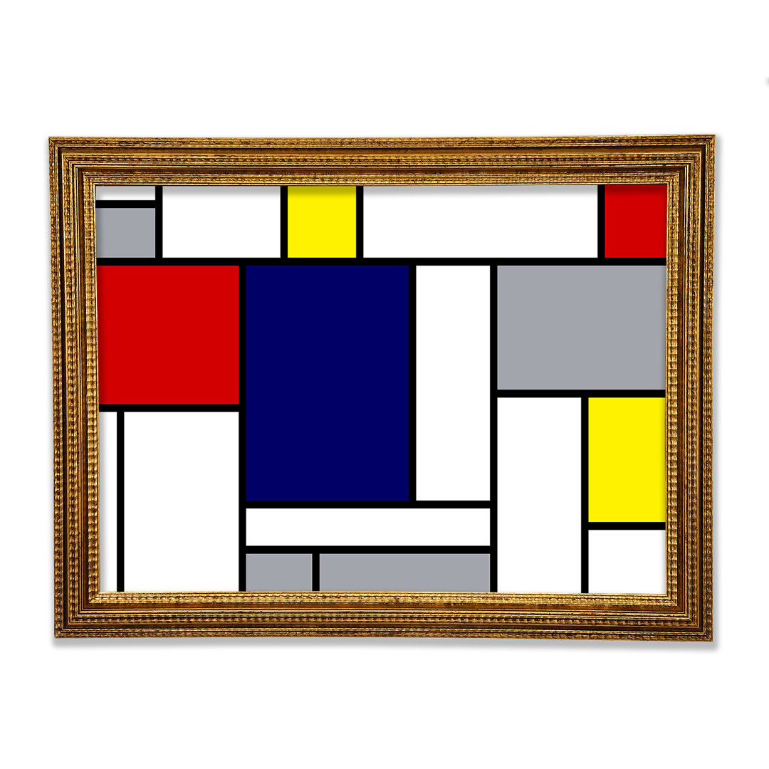 Rectangles Of Colour - Einzelne Bilderrahmen Kunstdrucke