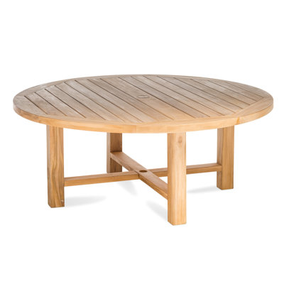 Lakewood Outdoor Round Teak Coffee Table