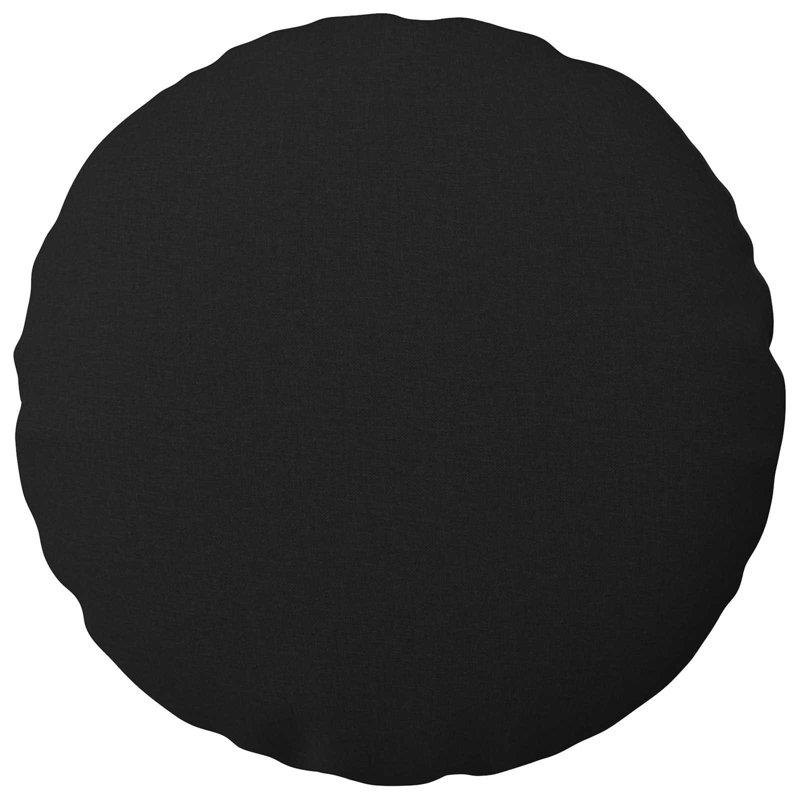 Dark Grey Cushion Cover, Black