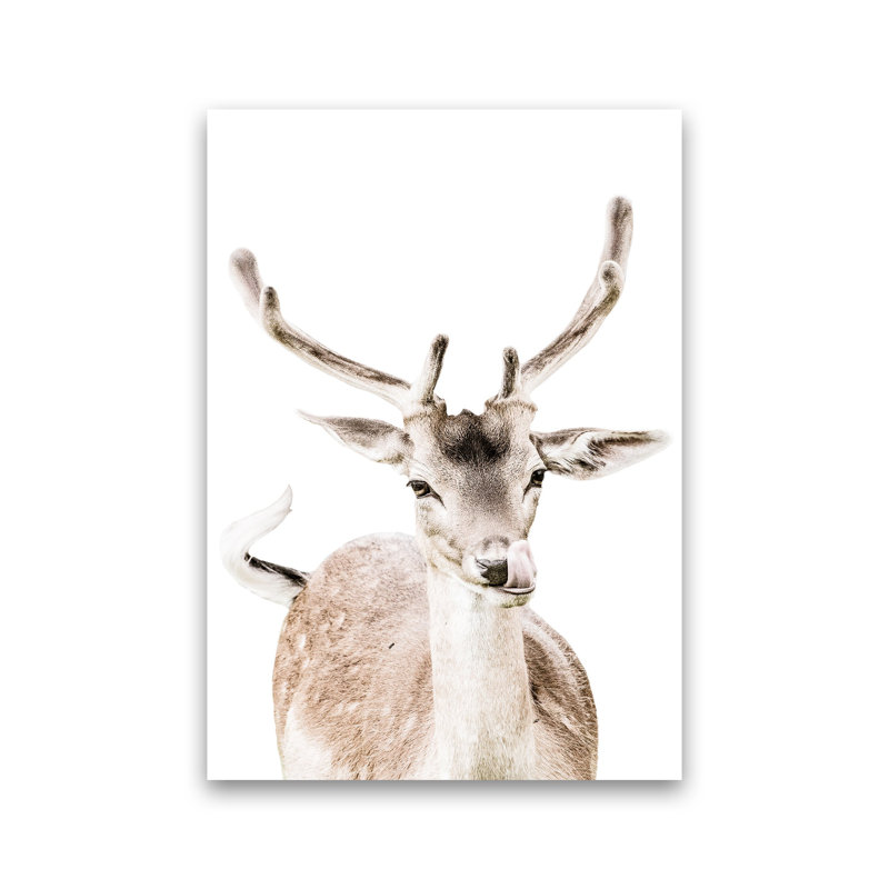 Deer I 1 Piece Wall Art, 84cm H x 60cm W x 1cm D, Unframed