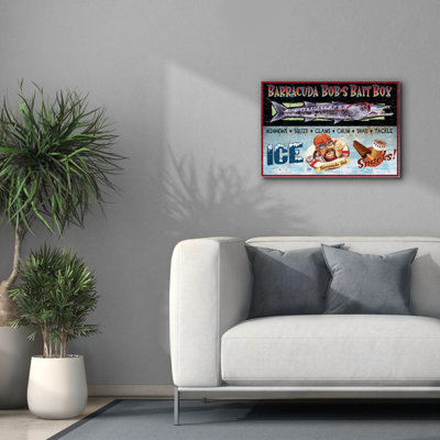 Barracuda Bob' by James Mazzotta Canvas Wall Art