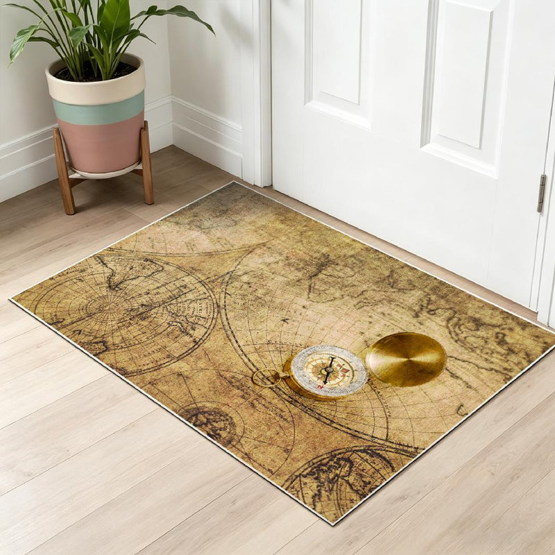 Tapis d'intérieur lavable à la carte Clear World, Rectangle 32" x 47"