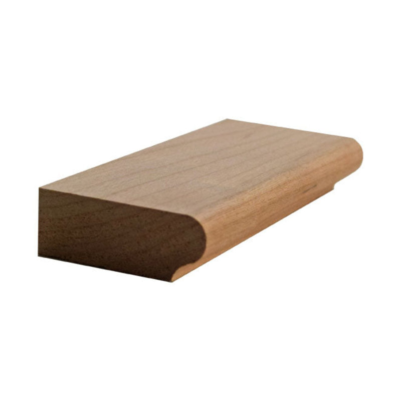 Tabouret Colonial 2 "de large x 3/4". Sans finition, L 2 po x H 0,75 po x P 94 po, Cerisier