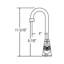Évier de cuisine encastré de 6 po x 16 po avec robinet-9254706