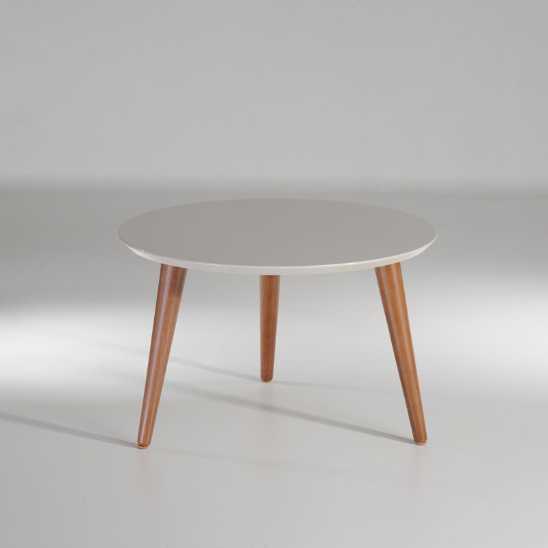 Kershner Coffee Table, Off-White, 14.96" H x 23.62" L x 23.62" W