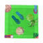 Hiver en serviettes de table en satin de coton en Floride-1732030062