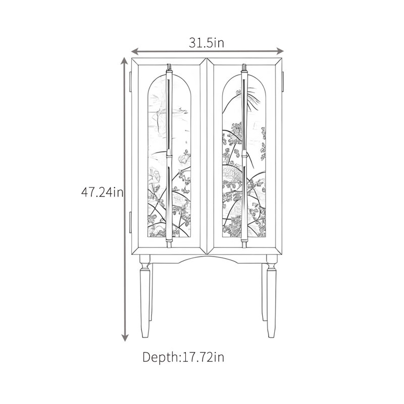 Buffet multifonctionnel et pratique