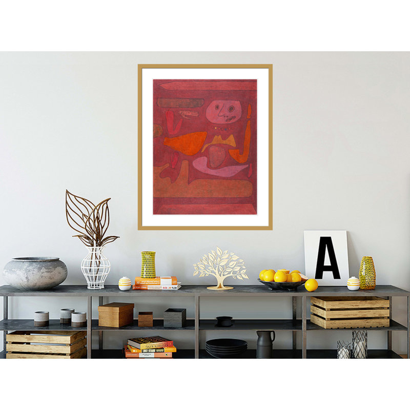 «The Man Of Confusion» par Paul Klee - Impression giclée, H 28,76 po x l 41,5 po