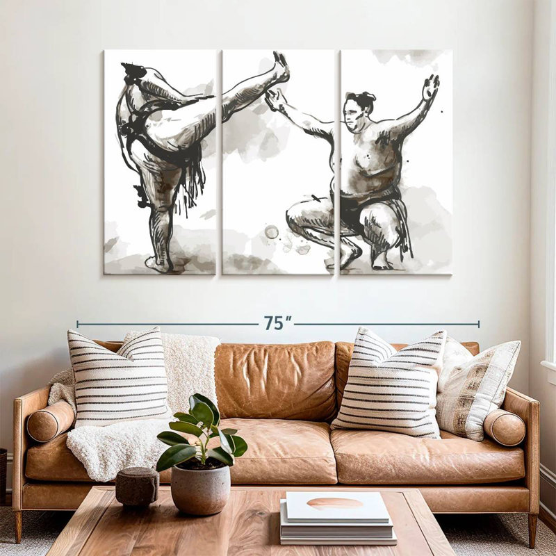 Sumo, 42" H x 65" W