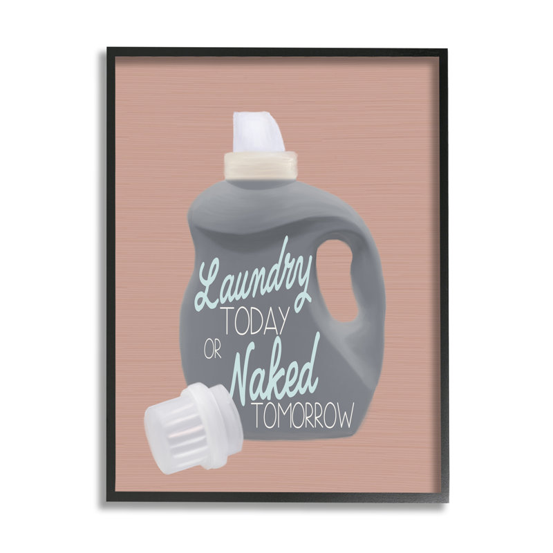 «Stupell Industries Laundry Today», art mural sur toile par Elizabeth Medley, H 20 po x l 16 po x P 1,5 po