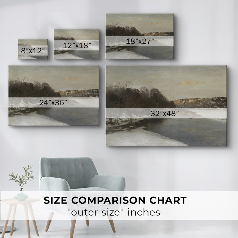 Paysages rétro-CCxxiv-Cavas enveloppés de galerie, 32 x 48