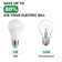 Equivalent E27/Medium (European) 6500K LED Bulb