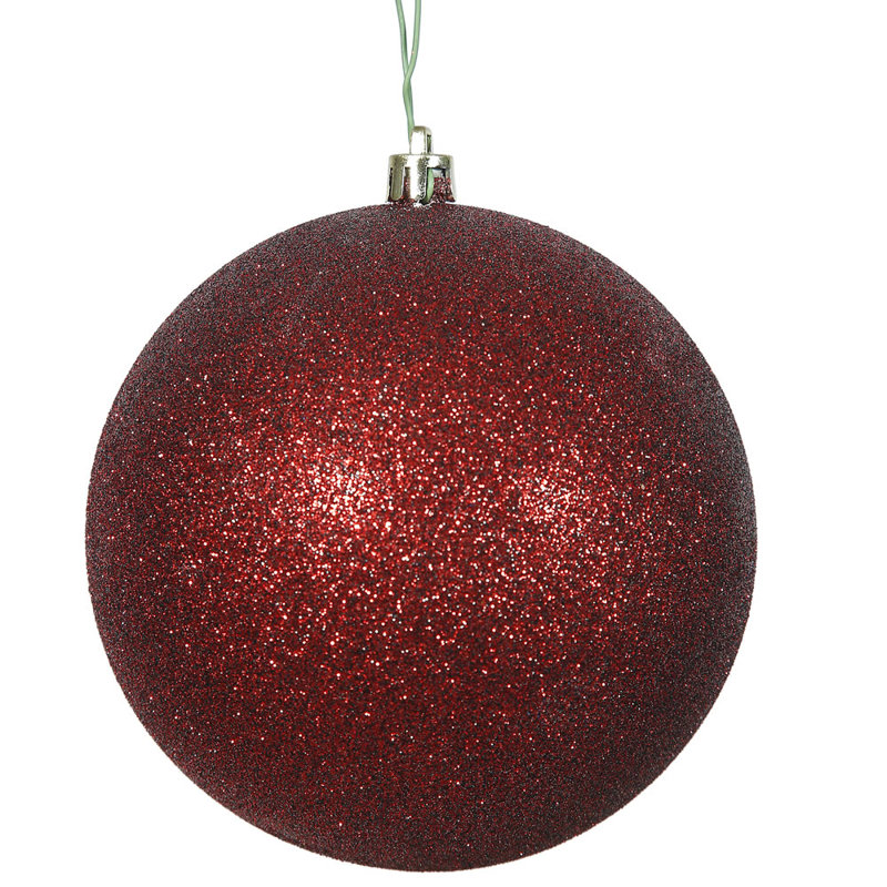 Ornements en boule, Bourgogne, H 10 po x l 10 po x P 10 po