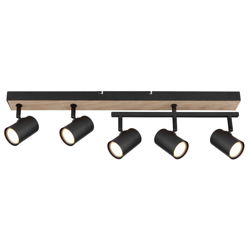 Spotlight, Matt black/walnut