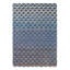 Masquerade Hand Tufted Geometric Area Rug in Blue/Beige-1320548630
