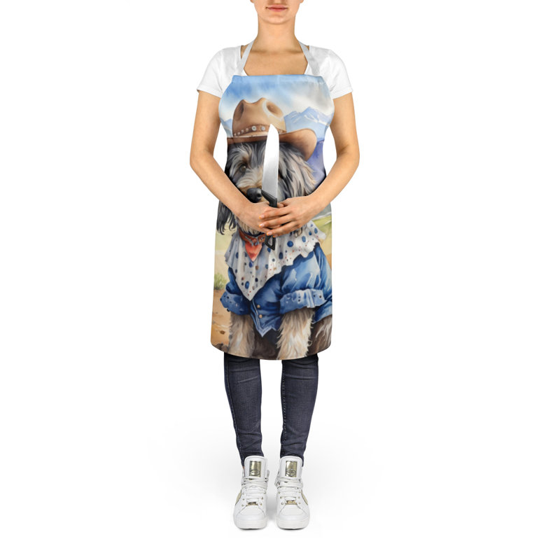 No Pattern Bib Apron