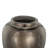 13X13x16" Round Sienna Brown Ceramic Accent Vase