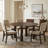 30"H Round Wood Dining Table Kitchen Table with 4 Legs-1663222375-1663222374