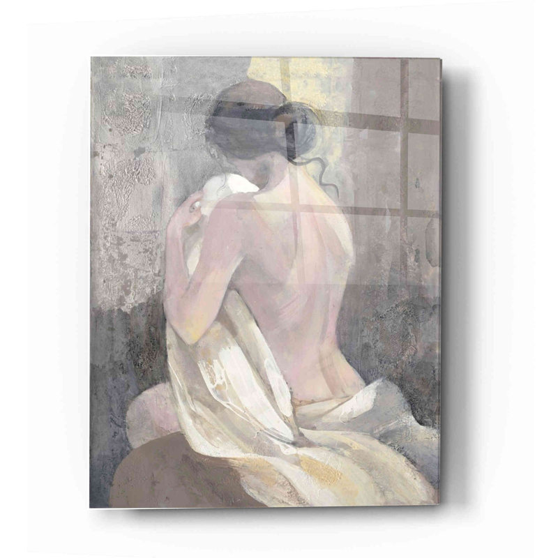 «After the Bath II» par Albena Hristova, art mural en verre acrylique, H 24 po x l 24 po