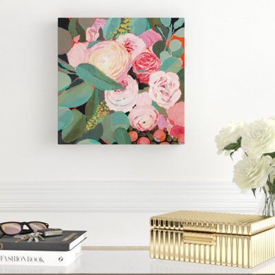 « eucalyptus bouquet ii », peinture sur toile tendue