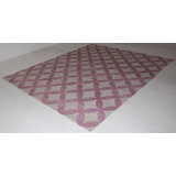 Geometric Area Rug in Purple