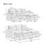U_STYLE Canapé-lit modulaire rembourré avec espace de rangement-238863447