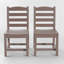 Ensemble de 2 chaises d'extérieur Vetjk