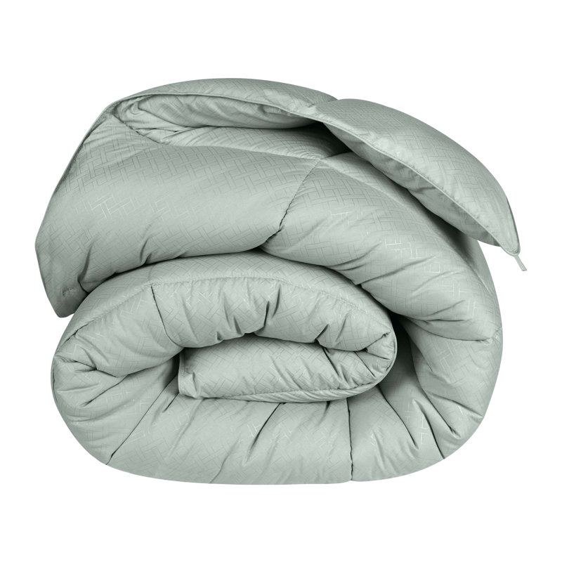 Insertion de couette en duvet synthétique Blue Nile Mills, Édredon simple très long, Jade