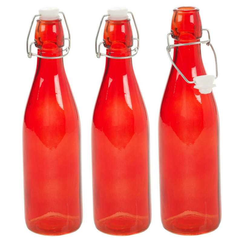 6 Piece Decanter Set, 27cm H x 7cm W x 7cm D, Green