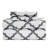 Lux Decor Collection 4 Pc Soft Microfiber Bed Sheets Set Geometric Quatrefoil Bedding-456577136-419695790
