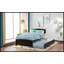 Lit plateforme simple avec lit gigogne-1308350739