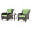 Anahit 3-Piece Outdoor Conversation Seating Group with Cushions-2090312412